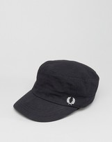 Thumbnail for your product : Fred Perry Waxed Canvas Cadet Cap Black