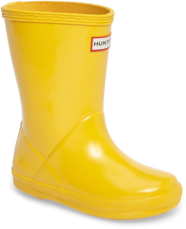 yellow rain boots girls