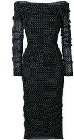 Thumbnail for your product : Dolce & Gabbana polka dot evening dress