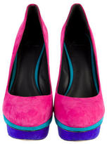 Thumbnail for your product : Brian Atwood Suede Pumps