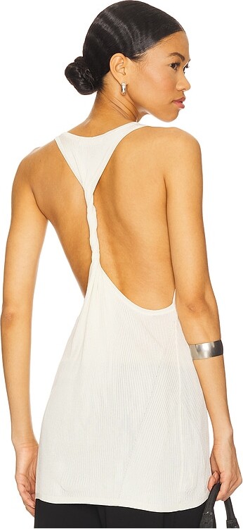 Helmut Lang Rib Twist Tank Top