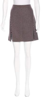 Wes Gordon Patterned Mini Skirt