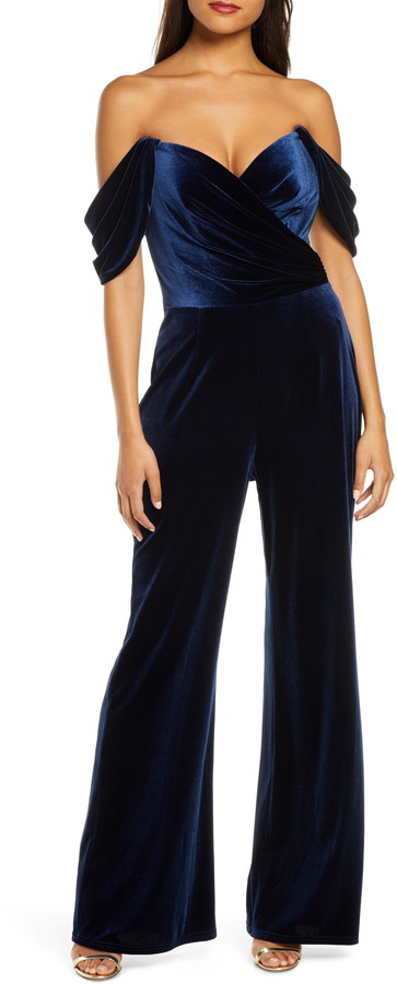 velvet faretta jumpsuit
