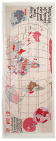 Thumbnail for your product : Kate Spade Wanderlust Map Viscose Scarf