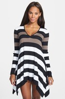 Thumbnail for your product : Tommy Bahama Colorblock High/Low Cover-Up