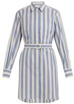 Thumbnail for your product : Max Mara Beachwear - Gioiosa Shirtdress - Womens - Blue Stripe
