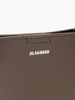 Thumbnail for your product : Jil Sander Tangle Small Braided-strap Leather Shoulder Bag - Dark Brown