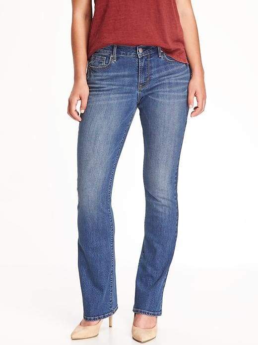 Old Navy Curvy Boot-Cut Jeans for Women - ShopStyle