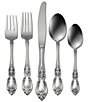 Thumbnail for your product : Oneida Louisiana Floral Fiddleback 45-Piece Stainless Steel Flatware Set