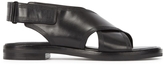Thumbnail for your product : Alexander Wang Karolina black leather sandals