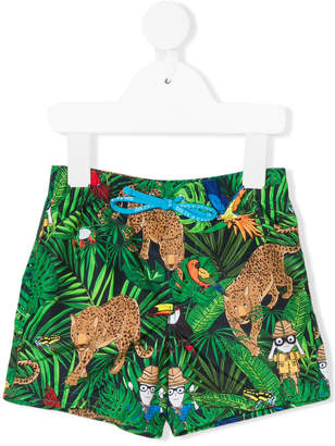 Dolce & Gabbana Kids jungle print swimshorts