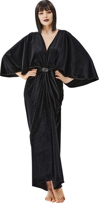 BABEYOND 1920s Satin Cocoon Gown - Hollywood Style Robe Great Gatsby ...