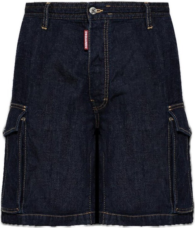 Mens Denim Cargo Shorts ShopStyle