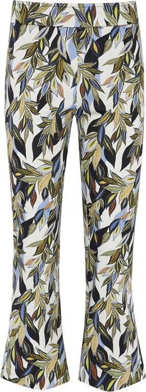 Avenue Montaigne Leo Leaves Printed Trousers