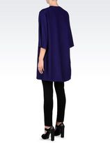 Thumbnail for your product : Giorgio Armani Crew Neck Coat With Three Quarter Length Sleeves