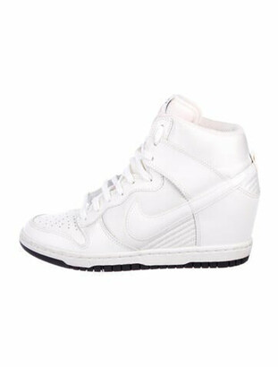 Nike Dunk Sky Hi Essential Wedge Sneakers White - ShopStyle