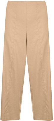 Vince Cropped Wide-Leg Trousers