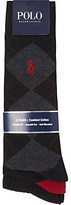 Thumbnail for your product : Ralph Lauren Argyle three-pack socks - for Men