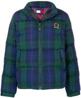 Thumbnail for your product : Tommy Jeans plaid puffer jacket