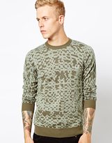 Thumbnail for your product : Fred Perry Jumper with Camo Print