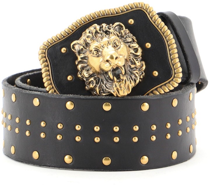 gucci lion belt