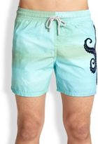 Thumbnail for your product : Vilebrequin Maua Octopus-Flocked Swim Trunks