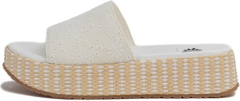 Yellow Box Women'sAnattoFlatformSlide White8.5