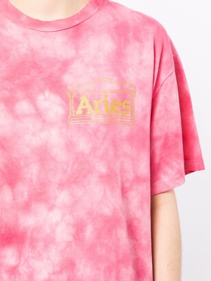 Aries Temple tie-dye T-shirt