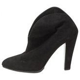 Thumbnail for your product : Miu Miu Black Suede Ankle boots