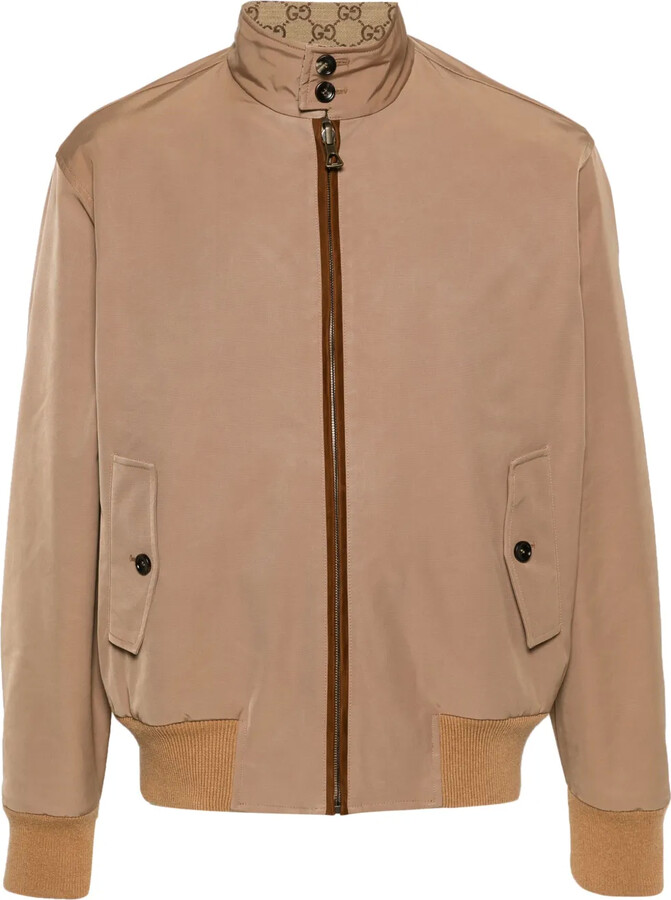 Gucci GG Supreme-canvas reversible jacket