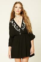Thumbnail for your product : Forever 21 FOREVER 21+ Embroidered Peasant Dress