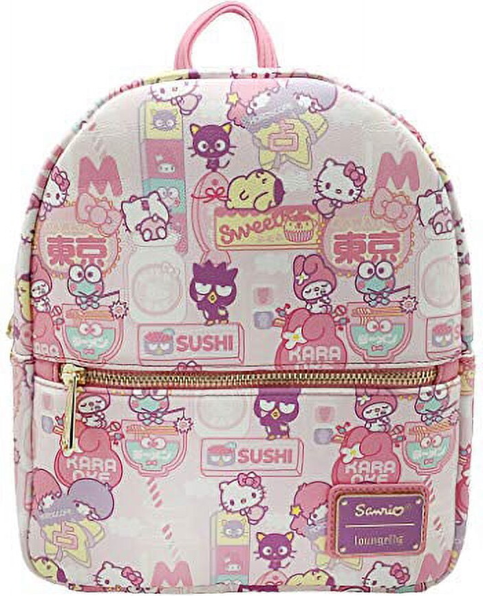 Loungefly X Sanrio Hello Kitty Kawaii Convertible Mini Backpack
