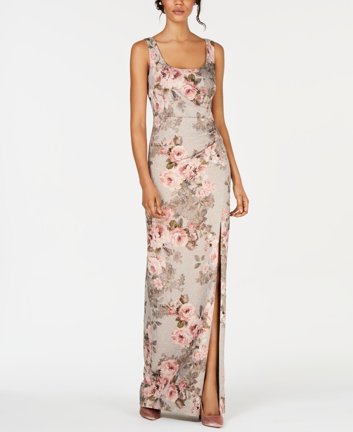 Adrianna Papell Blush Evening Dress | ShopStyle