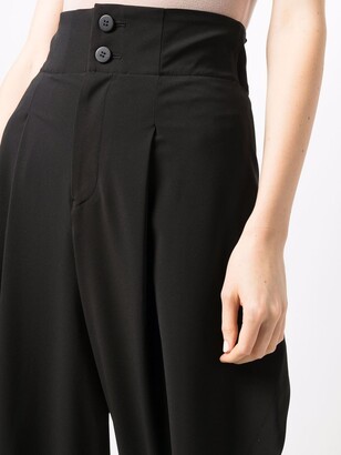 Issey Miyake High-Waisted Slouchy Trousers