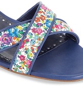 Thumbnail for your product : Manolo Blahnik Lasistamu Floral Leather Mules