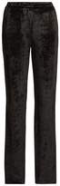 Thumbnail for your product : Sonia Rykiel Velvet Wide Leg Trousers - Womens - Black