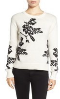 Thumbnail for your product : Women's Halogen Floral Intarsia Knit Sweater