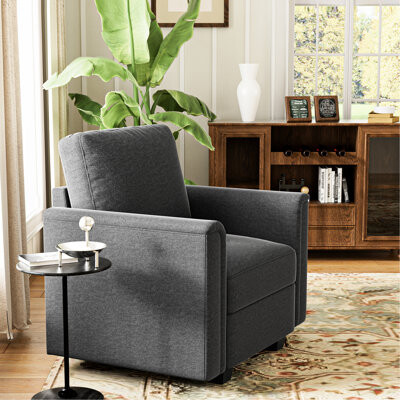 Ebern Designs Comfy Modular For Living Room, Engineered Hardwood Frame, Main Material, Never Lose Its Form Shape