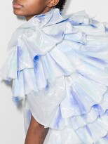 Thumbnail for your product : Susan Fang Ruffled Feather Top