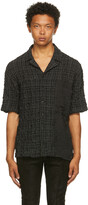 Thumbnail for your product : FREI-MUT Black Check Klemperer Short Sleeve Shirt