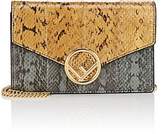 Thumbnail for your product : Fendi Women's Snakeskin Chain Wallet - Tan, Blue