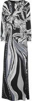 Thumbnail for your product : Emilio Pucci Printed silk maxi dress