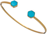 Thumbnail for your product : Janna Conner Open Hexagon Turquoise Bangle