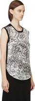 Thumbnail for your product : Helmut Lang Black & White Printed Tank Top