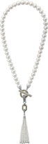 Thumbnail for your product : Lagos Luna Pearl Tassel Necklace