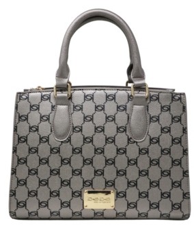 Bebe Lizzie Triple Entry Mono Lizard Satchel Shopstyle