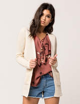 Thumbnail for your product : Full Tilt Essential Lace Up Back Womens Cardigan