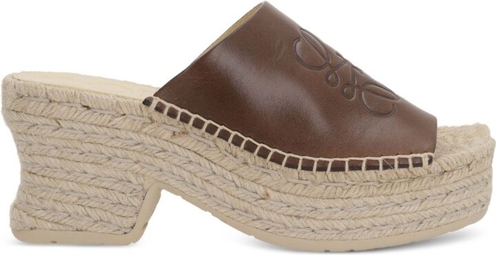 LOEWE PAULA'S IBIZA Petal Vegetal Leather Mules