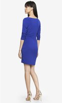 Thumbnail for your product : Express Zip Front Wrap Dress