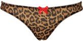 Thumbnail for your product : L'Agent by Agent Provocateur LAgent by Agent Provocateur Animal Print Leonara Thong Gr. S